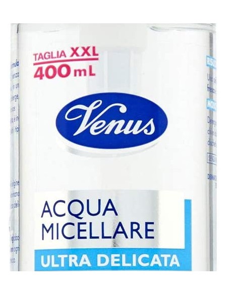 venus acqua micellare 400ml - ultra delicata - struccante viso occhi labbra: tuttocasashop.it: igiene e cura della persona