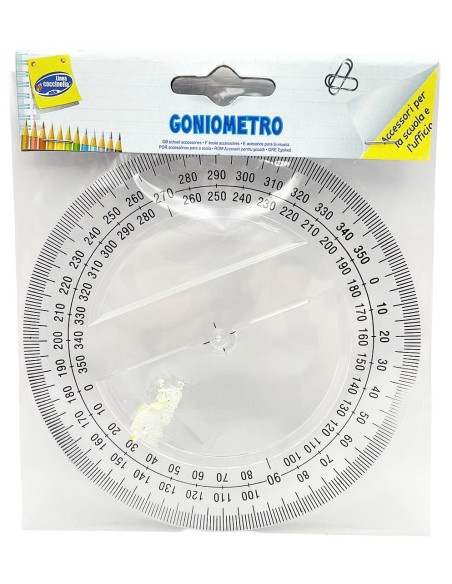 goniometro 360gradi - diametro 12cm: tuttocasashop.it: altro - bazar