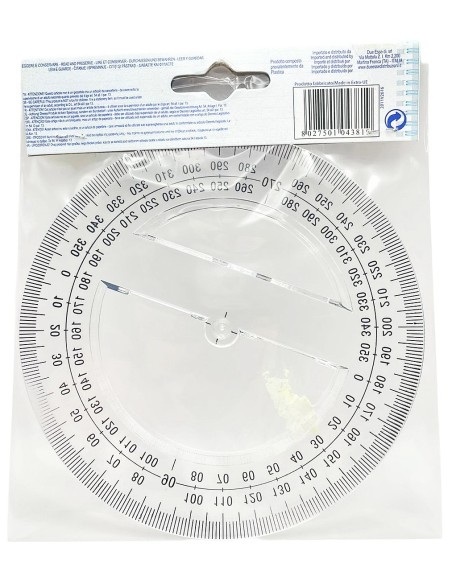 goniometro 360gradi - diametro 12cm: tuttocasashop.it: altro - bazar