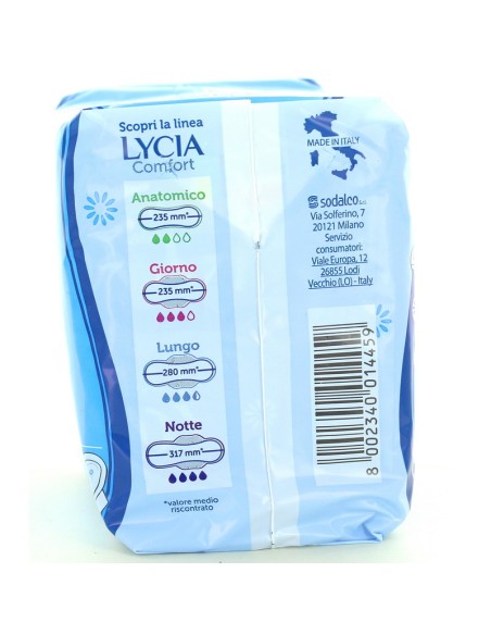 lycia assorbenti ultra maxi comfort - 12 pezzi - lungo con ali: tuttocasashop.it: igiene e cura della persona