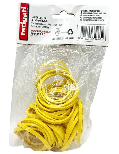 fatigati elastici da ufficio o multiuso - 50 grammi - diametro 12cm: tuttocasashop.it: altro - bazar