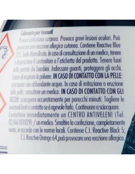 coloreria italiana colorante per tessuti - blue jeans: tuttocasashop.it: prodotti per bucato e tessuti