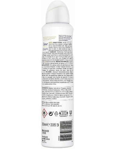 dove deodorante spray formato xl 250ml - nourishing secret - cocco: tuttocasashop.it: igiene e cura della persona
