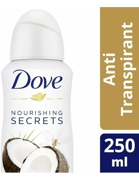 dove deodorante spray formato xl 250ml - nourishing secret - cocco: tuttocasashop.it: igiene e cura della persona