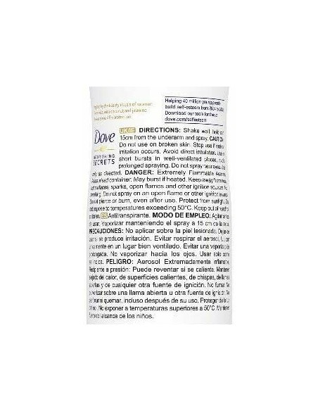 dove deodorante spray formato xl 250ml - nourishing secret - cocco: tuttocasashop.it: igiene e cura della persona