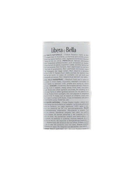 libera e bella lacca capelli 250ml - tenuta naturale - pantenolo antiumidita: tuttocasashop.it: igiene e cura della persona