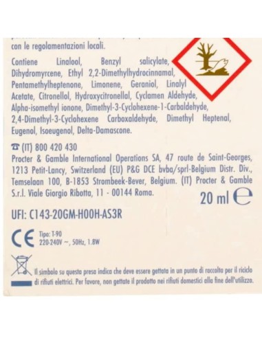 ambipur deodorante ambienti elettrico - 20ml 80 giorni - capri: tuttocasashop.it: pulizia e cura della casa