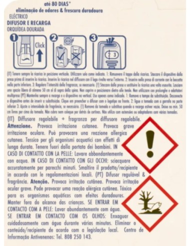 ambipur deodorante ambienti elettrico - 20ml 80 giorni - vaniglia: tuttocasashop.it: pulizia e cura della casa