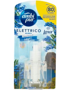 ambipur deodorante ambienti elettrico - 20ml 80 giorni - ricarica - capri: tuttocasashop.it: pulizia e cura della casa