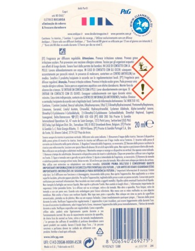 ambipur deodorante ambienti elettrico - 20ml 80 giorni - ricarica - capri: tuttocasashop.it: pulizia e cura della casa