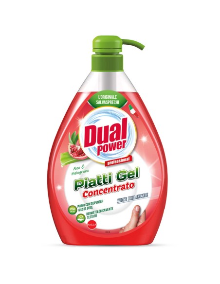 dual power detersivo per piatti e stoviglie con erogatore 1l aloe melograno: tuttocasashop.it: pulizia e cura della casa