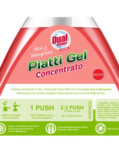 dual power detersivo per piatti e stoviglie con erogatore 1l aloe melograno: tuttocasashop.it: pulizia e cura della casa