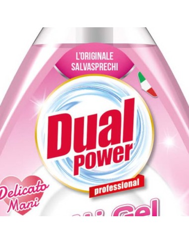 dual power detersivo per piatti e stoviglie con erogatore - 1l - delicato: tuttocasashop.it: pulizia e cura della casa