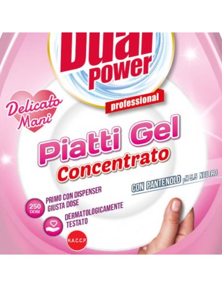 dual power detersivo per piatti e stoviglie con erogatore - 1l - delicato: tuttocasashop.it: pulizia e cura della casa