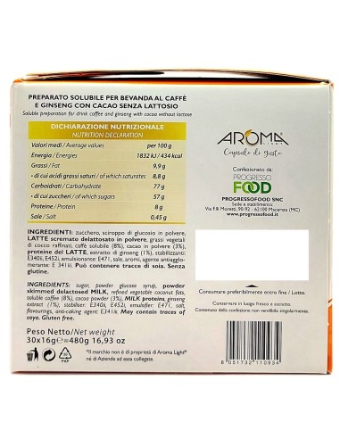 aroma light 30 capsule di gusto - ginseng piu' cioccolata - dolce gusto: tuttocasashop.it: altro - bazar