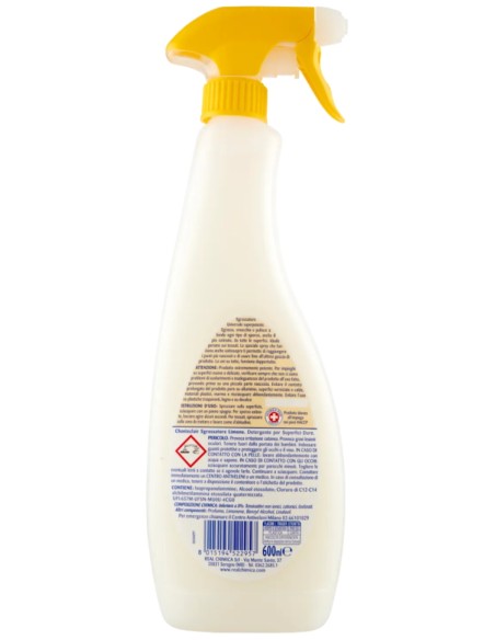 chanteclair sgrassatore universale spray 600ml - limone: tuttocasashop.it: pulizia e cura della casa