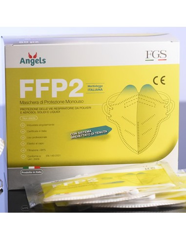 50 mascherine filtranti ffp2 nr - bianche - imbustate singolarmente - ce0477: tuttocasashop.it: igiene e cura della persona