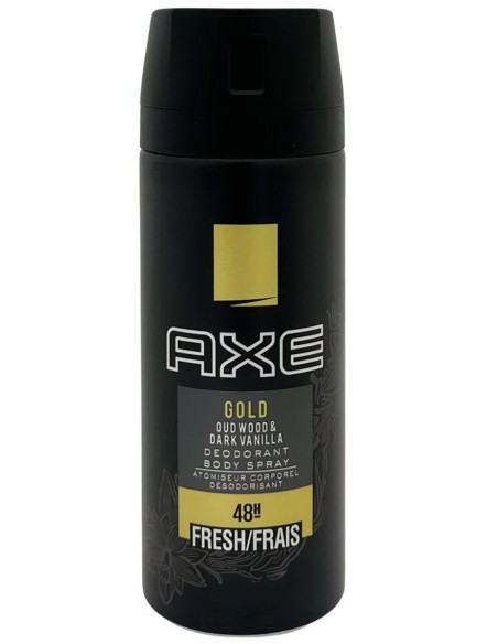 axe deodorante body spray for men - 150ml - gold dark - vaniglia: tuttocasashop.it: igiene e cura della persona