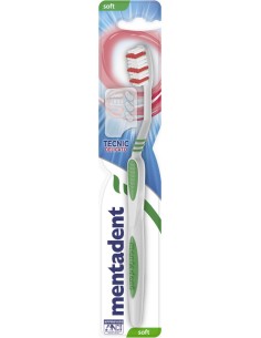 mentadent spazzolino tecnic clean - soft - delicato - setole morbide: tuttocasashop.it: igiene e cura della persona