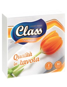 vit class tovaglioli ovattati doppio velo - 33x33cm - 30 pezzi: tuttocasashop.it: carta & monouso