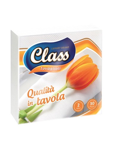 vit class tovaglioli ovattati doppio velo - 33x33cm - 30 pezzi: tuttocasashop.it: carta & monouso