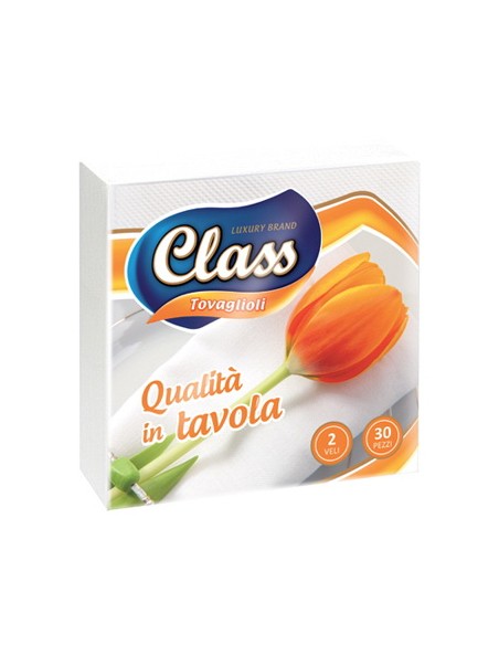 vit class tovaglioli ovattati doppio velo - 33x33cm - 30 pezzi: tuttocasashop.it: carta & monouso