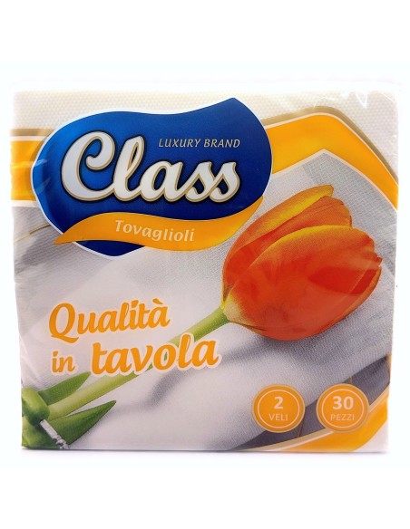 vit class tovaglioli ovattati doppio velo - 33x33cm - 30 pezzi: tuttocasashop.it: carta & monouso