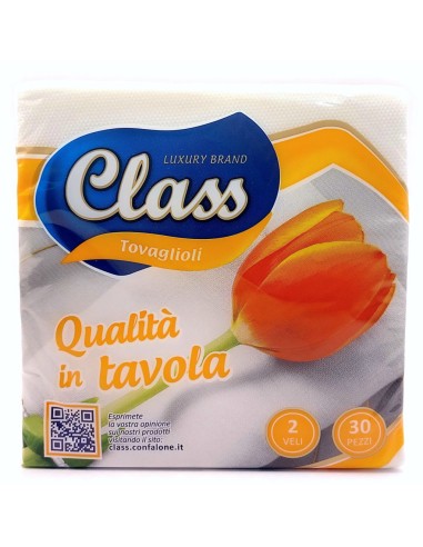 vit class tovaglioli ovattati doppio velo - 33x33cm - 30 pezzi: tuttocasashop.it: carta & monouso