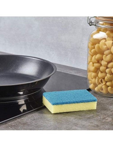 spontex zero - spugne con abrasivo - 3 pezzi - zero sporco - zero graffi: tuttocasashop.it: pulizia e cura della casa