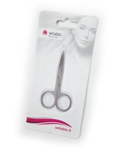 setablu forbicine inox - punta larga curva: tuttocasashop.it: igiene e cura della persona