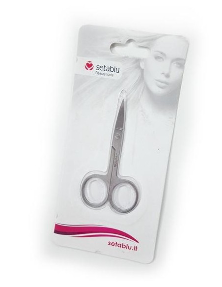 setablu forbicine inox - punta larga curva: tuttocasashop.it: igiene e cura della persona