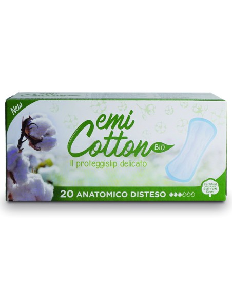 emi cotton 20 proteggislip in cotone - formato salva slip - distesi: tuttocasashop.it: igiene e cura della persona
