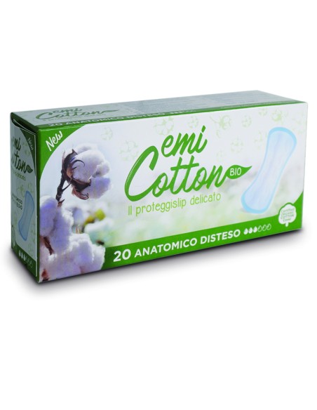 emi cotton 20 proteggislip in cotone - formato salva slip - distesi: tuttocasashop.it: igiene e cura della persona