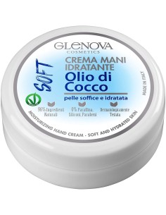 glenova crema mani idratante soft - 120ml - olio di cocco - pelle soffice: tuttocasashop.it: igiene e cura della persona