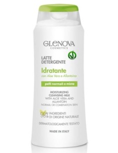 glenova latte detergent - 200ml - idratante - aloe vera e allantoina: tuttocasashop.it: igiene e cura della persona