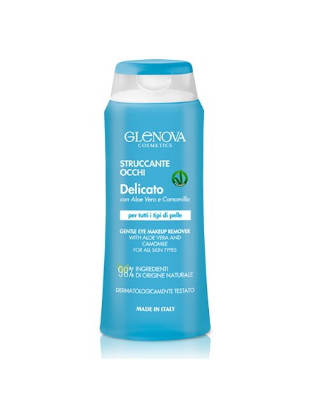 glenova struccante occhi delicato - 200ml - con aloe vera e camomilla: tuttocasashop.it: igiene e cura della persona
