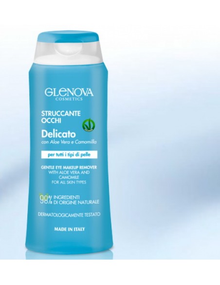 glenova struccante occhi delicato - 200ml - con aloe vera e camomilla: tuttocasashop.it: igiene e cura della persona