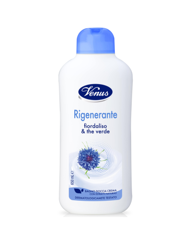 venus bagno doccia crema - 650ml - rigenerante - fiordaliso e the verde: tuttocasashop.it: igiene e cura della persona