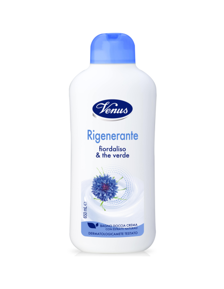 venus bagno doccia crema - 650ml - rigenerante - fiordaliso e the verde: tuttocasashop.it: igiene e cura della persona