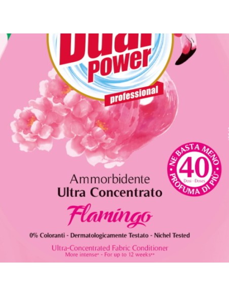 dual power ultra ammorbidente concentrato 24 lavaggi - 600ml - flamingo: tuttocasashop.it: prodotti per bucato e tessuti