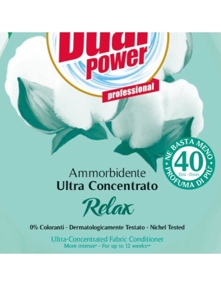 dual power ultra ammorbidente concentrato 24 lavaggi - 600ml - relax: tuttocasashop.it: prodotti per bucato e tessuti