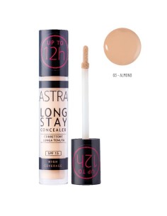 astra long stay concealer - correttore lunga tenuta - spf15 - 03c - almond: tuttocasashop.it: igiene e cura della persona