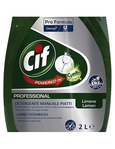 cif professional - detersivo per piatti - 2 litri - al limone: tuttocasashop.it: pulizia e cura della casa