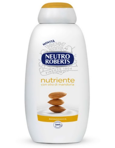 neutro roberts bagnodoccia - 450ml - nutriente - con olio di mandorla: tuttocasashop.it: igiene e cura della persona