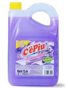 ce' piu' detersivo lavapavimenti profumato - 4 litri - lavanda: tuttocasashop.it: pulizia e cura della casa