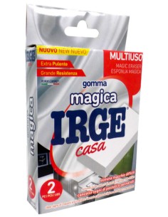 irge gomma magica multiuso - 2 pezzi - extra pulente - grande resistenza: tuttocasashop.it: pulizia e cura della casa