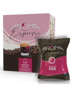aroma light caffe espresso 100 capsule - dek decaffeinato - nespresso: tuttocasashop.it: altro - bazar