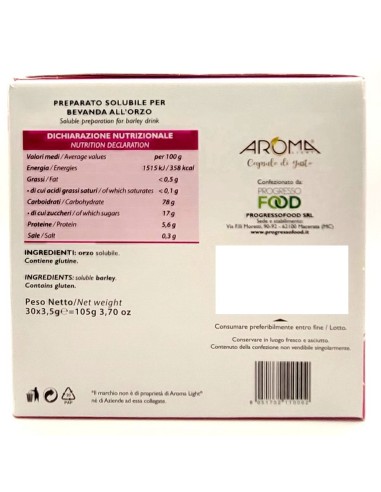 aroma light 30 capsule di gusto - orzo - conpatibile lavazza espresso point: tuttocasashop.it: altro - bazar