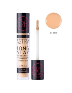 astra long stay concealer - correttore lunga tenuta - spf15 - 04c - sand: tuttocasashop.it: igiene e cura della persona