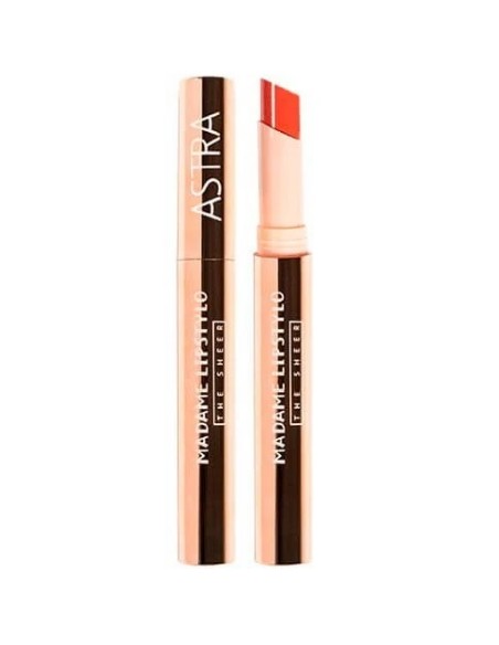 astra madame lipstylo the sheer - rossetto stylo - 03 - corail cherie: tuttocasashop.it: igiene e cura della persona